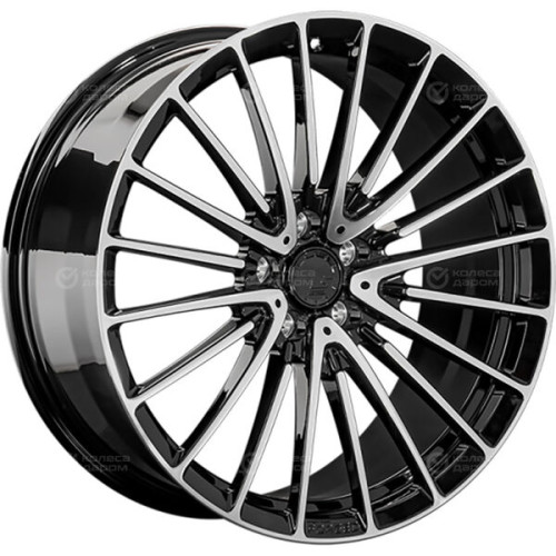 Колесный диск LS Forged FG44 9xR21 5x112 ET34 DIA66.6 черный полностью полированный