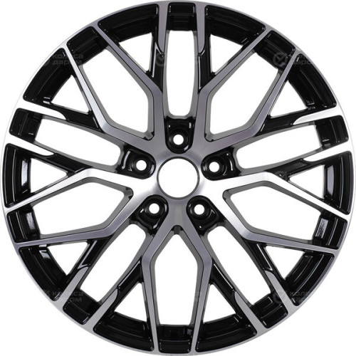 Колесный диск RST R077 6.5xR17 5x114.3 ET40 DIA64.1 глянцевый черный с полированной лицевой частью