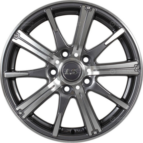 Колесный диск LS LS 209 6.5xR16 5x114.3 ET45 DIA73.1 насыщенный темно-серый полностью полированный