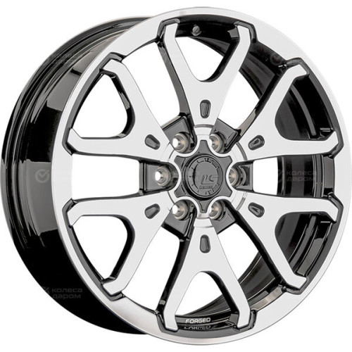 Колесный диск LS Forged LS FG20 7xR18 6x114.3 ET45 DIA66.1 черный полностью полированный