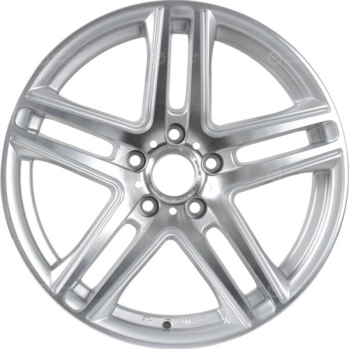 Колесный диск Replay A103 8xR18 5x112 ET39 DIA66.6 серебристый полированный