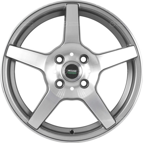 Колесный диск Megami AF07 6xR15 4x100 ET46 DIA54.1 насыщенный темно-серый полностью полированный