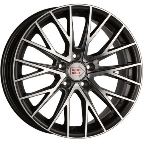 Легковой диск 1000 Miglia MM1009 8x18 5x108 ET40 63,4 Dark Anthracite Polished