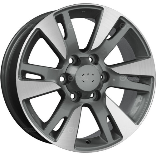 Колесный диск Replay TY76 7.5xR18 6x139.7 ET25 DIA106.1 насыщенный темно-серый полностью полированный