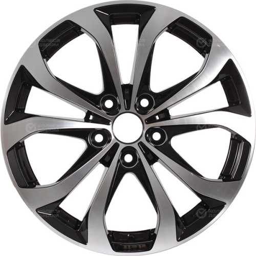 Колесный диск Replay GL86 7xR17 5x114.3 ET45 DIA54.1 черный полностью полированный