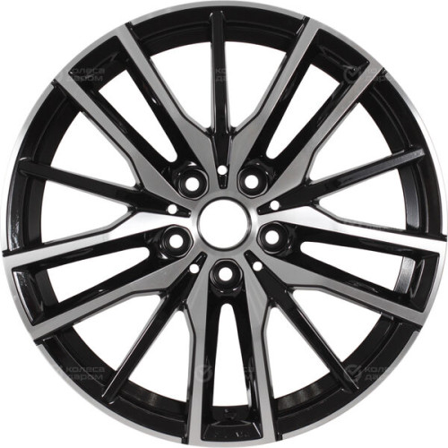 Колесный диск Replay KI279 7xR18 5x114.3 ET51.5 DIA67.1 черный глянцевый с полированной лицевой частью