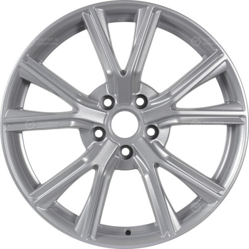 Колесный диск X-trike X122 7.5xR18 5x114.3 ET37 DIA66.6 глянцевый серебристый