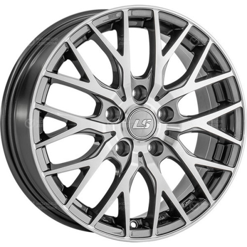 Колесный диск LS LS 1369 6.5xR16 5x114.3 ET40 DIA67.1 (уценка) насыщенный темно-серый полностью полированный