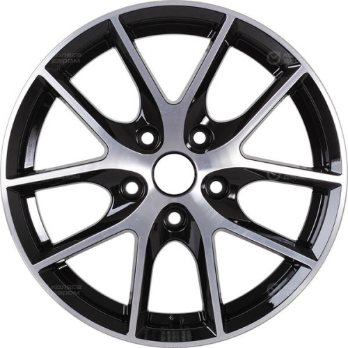 Колесный диск Alcasta M59 6.5xR16 5x114.3 ET45 DIA66.1 черный полностью полированный