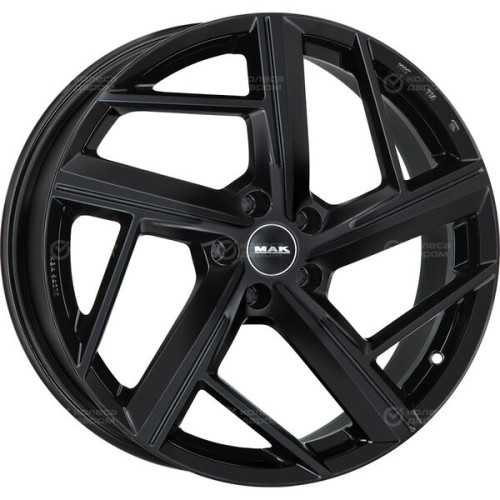 Колесный диск MAK Qvattro 8xR18 5x112 ET42 DIA66.45 чёрный глянцевый