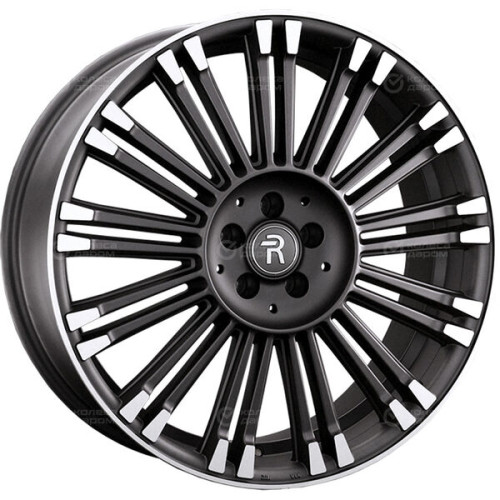 Колесный диск Replay LR90 9.5xR22 5x120 ET49 DIA72.6 темно-серый матовый ,частично полированный