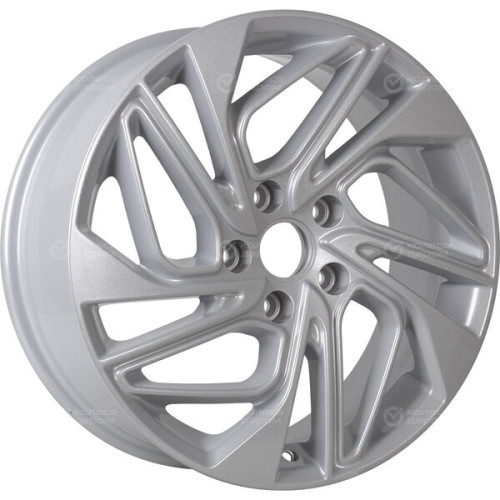 Колесный диск Carwel Калкан 206 7xR17 5x114.3 ET51 DIA67.1 серебристый металлик