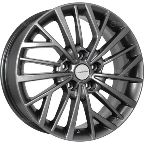 Колесный диск KHOMEN KHW1717 (ZV_17 Seltos/Soul/Sonata) 7xR17 5x114.3 ET50 DIA67.1 насыщенный темно-серый