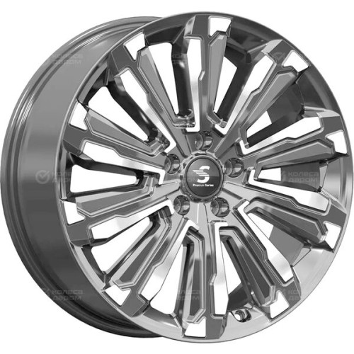 Колесный диск СКАД Premium Series HUMBER (КР1061) 8xR20 5x114.3 ET35 DIA60.1 светло-серый зеркальный