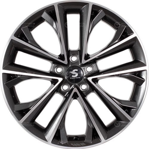 Колесный диск СКАД Premium Series КР012 (18_Atlas Pro) 7xR18 5x114.3 ET45 DIA60.1 серый глянцевый с полированной лицевой частью