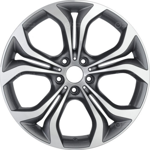 Колесный диск Replay B116 10xR19 5x120 ET53 DIA74.1 насыщенный темно-серый полностью полированный