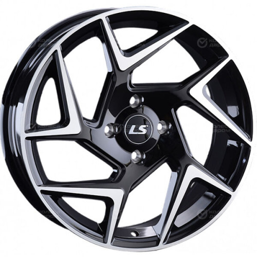 Колесный диск LS 1003 7xR17 4x108 ET40 DIA63.4 черный полностью полированный