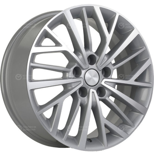 Колесный диск Carwel Токо 1717 7xR17 5x114.3 ET37 DIA66.5 серебристый с полированной лицевой частью