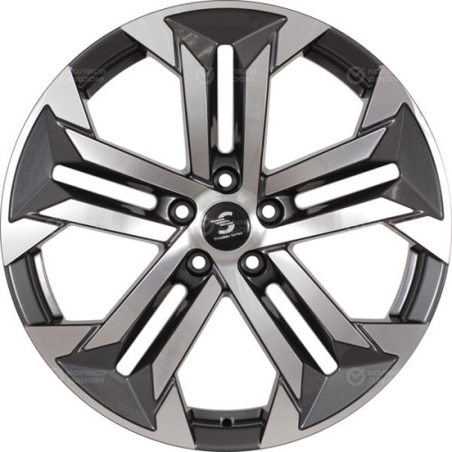 Колесный диск СКАД Premium Series КР015 (19_EXEED TXL/VX) 7.5xR19 5x108 ET36 DIA65.1 глянцевый темно-серый полностью полированный
