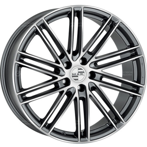 Колесный диск MAK Leipzig-D 11.5xR17 5x130 ET69 DIA71.6 серый с полированной лицевой частью