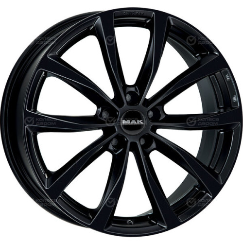 Колесный диск MAK WOLF 7xR17 5x114.3 ET40 DIA66.1 черный глянцевый