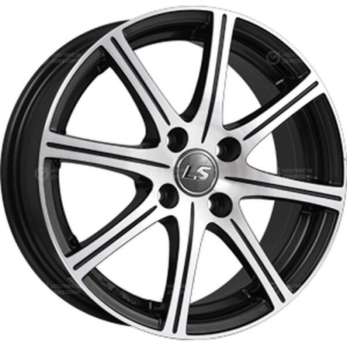 Колесный диск LS LS H3001 6xR15 4x100 ET45 DIA73.1 черный полностью полированный