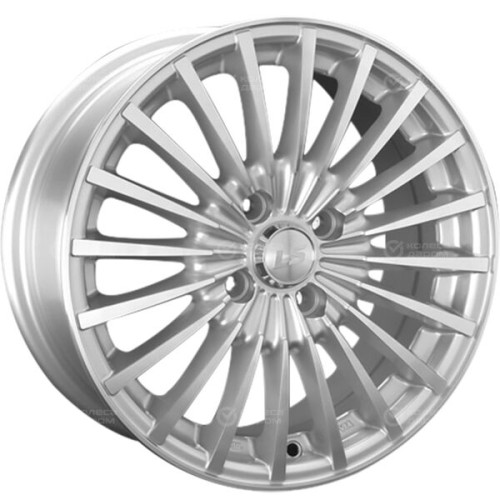 Колесный диск LS LS 222 6.5xR15 4x100 ET45 DIA73.1 серебристый полированный