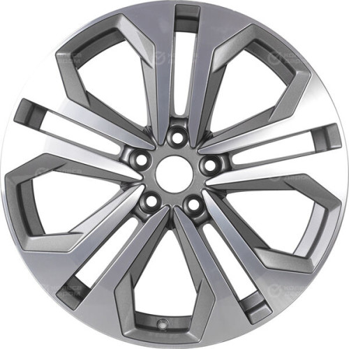 Колесный диск Replay A203 9xR20 5x112 ET20 DIA66.6 глянцевый темно-серый с полированной лицевой частью