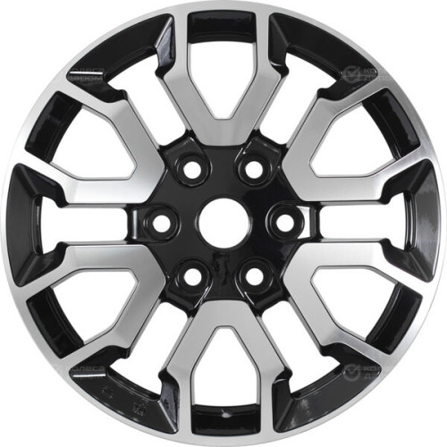 Колесный диск Replay TY379 7.5xR18 6x139.7 ET60 DIA95.1 черный полностью полированный