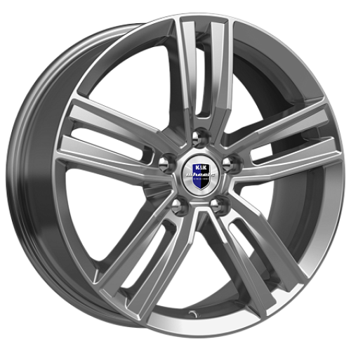 Легковой диск КиК Танаис 7x18 5x114,3 ET37 66,6 Дарк платинум