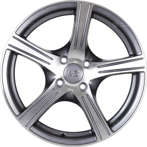 Колесный диск LS LS NG238 7xR16 4x100 ET40 DIA73.1 насыщенный темно-серый полностью полированный