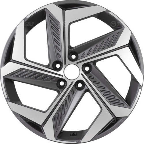 Колесный диск Replay SB106 7xR18 5x114.3 ET48 DIA56.1 темно-серый матовый ,частично полированный