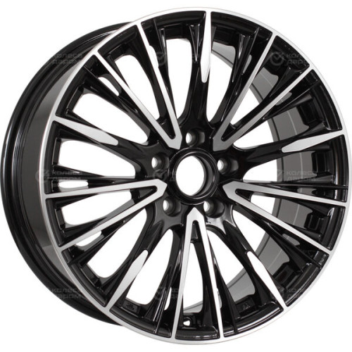 Колесный диск Lizardo XH304 7xR17 5x108 ET33 DIA60.1 черный глянец с полировкой