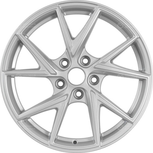 Колесный диск WUP Up105 7xR17 5x114.3 ET48 DIA67.1 глянцевый серебристый