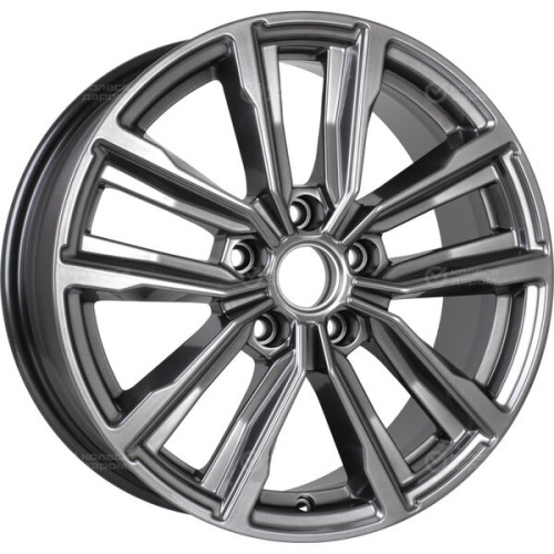 Колесный диск КиК Лацио 7.5xR17 5x114.3 ET45 DIA60.1 темно-серебристый