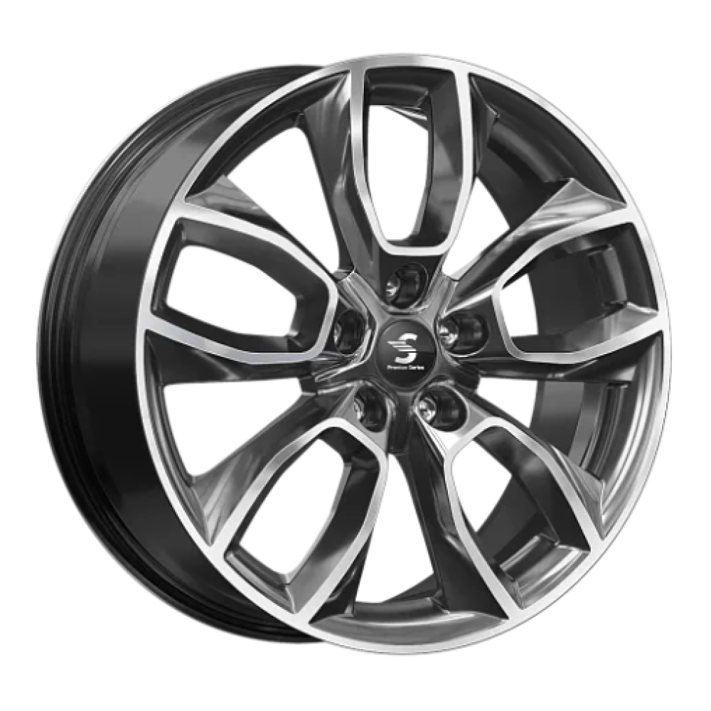 Легковой диск КиК Premium КР001 7x18 5x112 ET43 57,1 Gloss Graphite