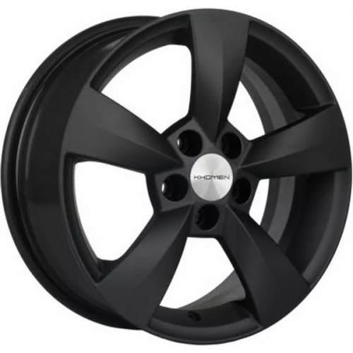 Легковой диск Khomen Wheels KHW1504 6x15 5x100 ET43 57,1 Black Matt
