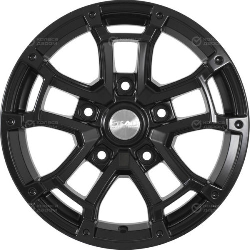 Колесный диск СКАД Барахас 7xR16 5x139.7 ET15 DIA98.5 (уценка) черный матовый