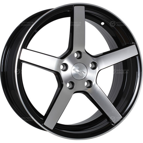 Колесный диск LS LS 742 8.5xR19 5x112 ET40 DIA66.6 черный полностью полированный