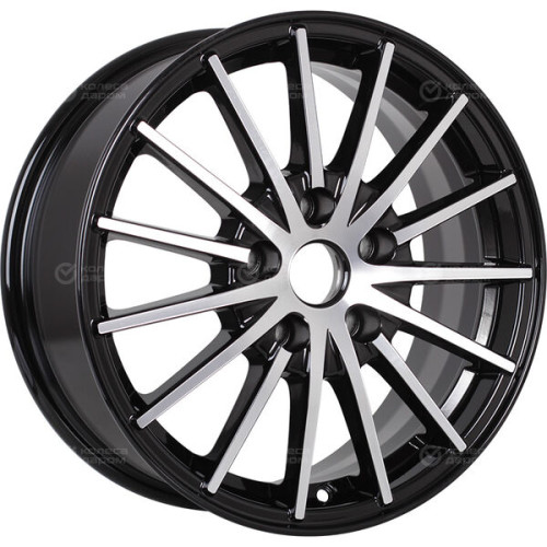 Колесный диск Alcasta M60 6.5xR16 5x114.3 ET45 DIA60.1 черный полностью полированный