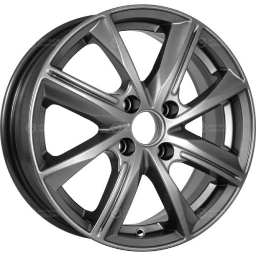 Колесный диск КиК Арнар 6xR15 4x100 ET46 DIA54.1 темно-серебристый