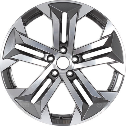 Колесный диск СКАД Premium Series КР015 (19_Kodiaq) 7.5xR19 5x112 ET40 DIA57.1 светло-серый зеркальный