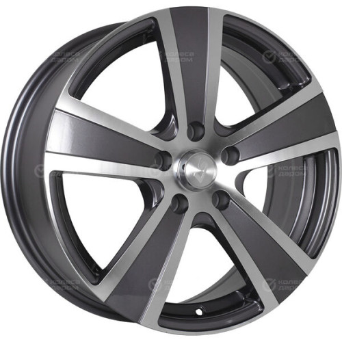 Колесный диск LS LS 950 7xR17 5x114.3 ET45 DIA73.1 насыщенный темно-серый полностью полированный