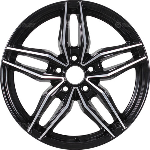 Колесный диск NEO 882 8xR18 5x108 ET45 DIA63.4 глянцевый черный с полированной лицевой частью