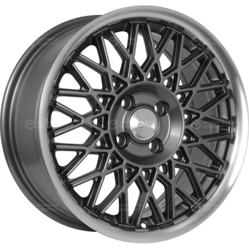 Колесный диск Race Ready CSS3375 6xR14 4x100 ET35 DIA60.1 насыщенный темно-серебристый с полированным ободом
