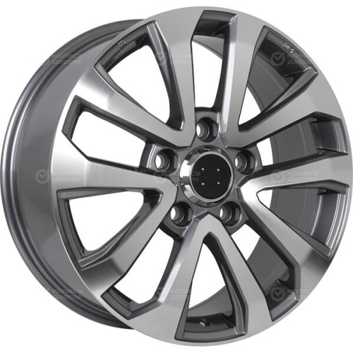 Колесный диск Replay TY236 8xR18 5x150 ET56 DIA110.1 насыщенный темно-серый полностью полированный