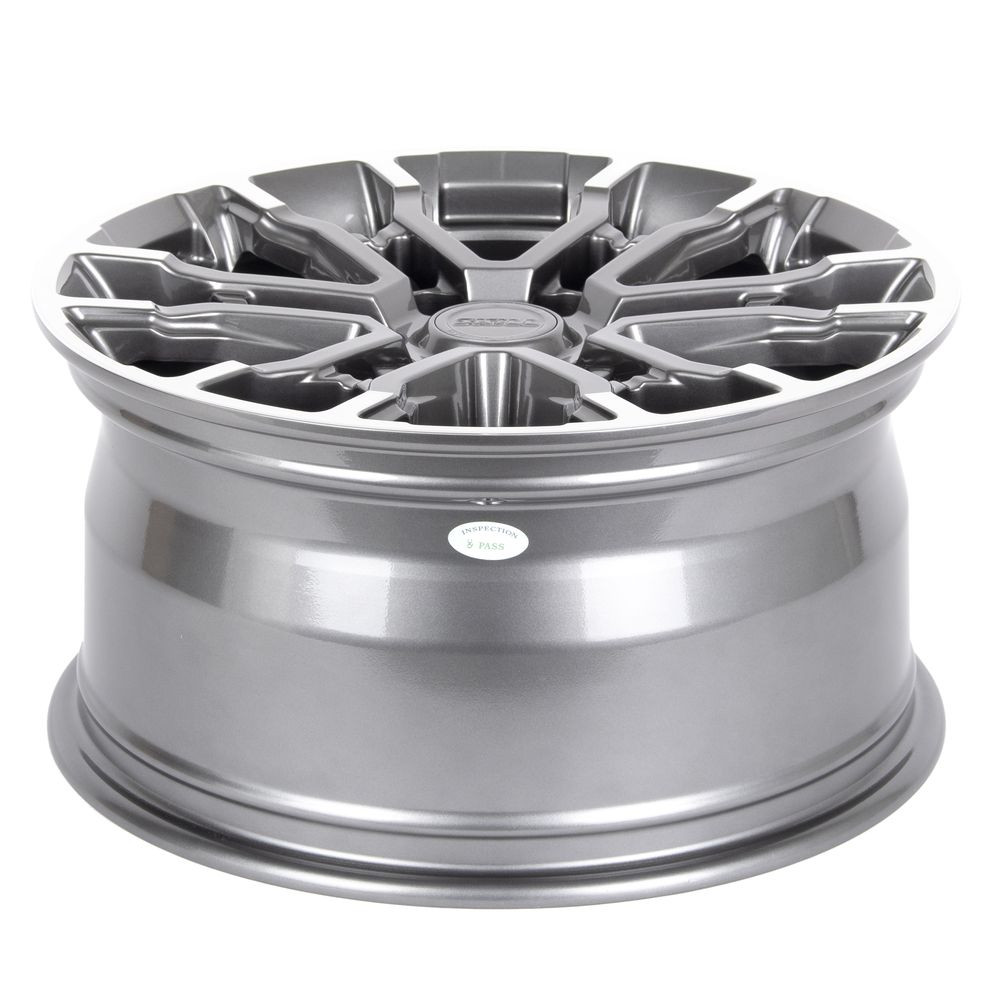 Легковой диск Skill Wheels SV115 9x18 6x139,7 ET45 95,1 графит глянцевый + полированный обод