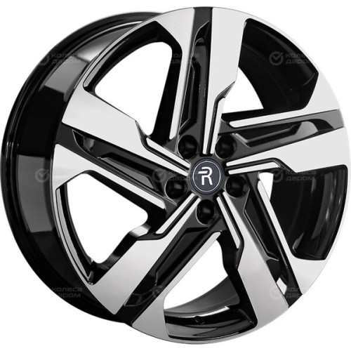 Колесный диск Replay TY423 7.5xR19 5x114.3 ET40 DIA60.1 черный глянцевый с полированной лицевой частью