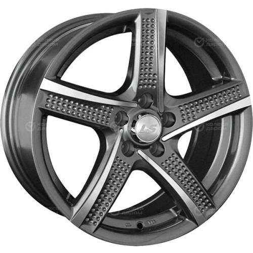 Колесный диск LS LS 758 7xR16 5x100 ET35 DIA73.1 насыщенный темно-серый полностью полированный