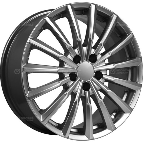 Колесный диск КиК Акцент 7xR17 5x112 ET45 DIA66.6 темно-серебристый